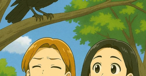 『カラス』朝の散歩83｜夜の数学93