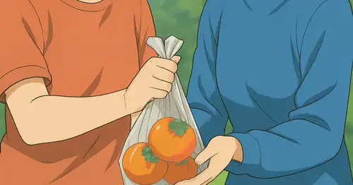 『柿』朝の散歩32｜夜の数学42