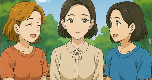 夜の数学23｜朝の散歩13『ベンチの女性』